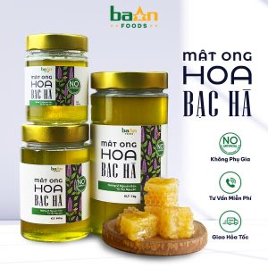 Mật Ong Hoa Bạc Hà Nguyên Chất Ba An Foods